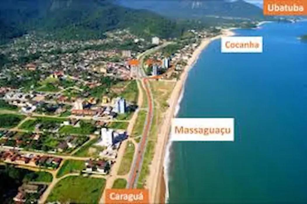 Chales Todo Azul Do Mar-Condominio! Caraguatatuba Dış mekan fotoğraf