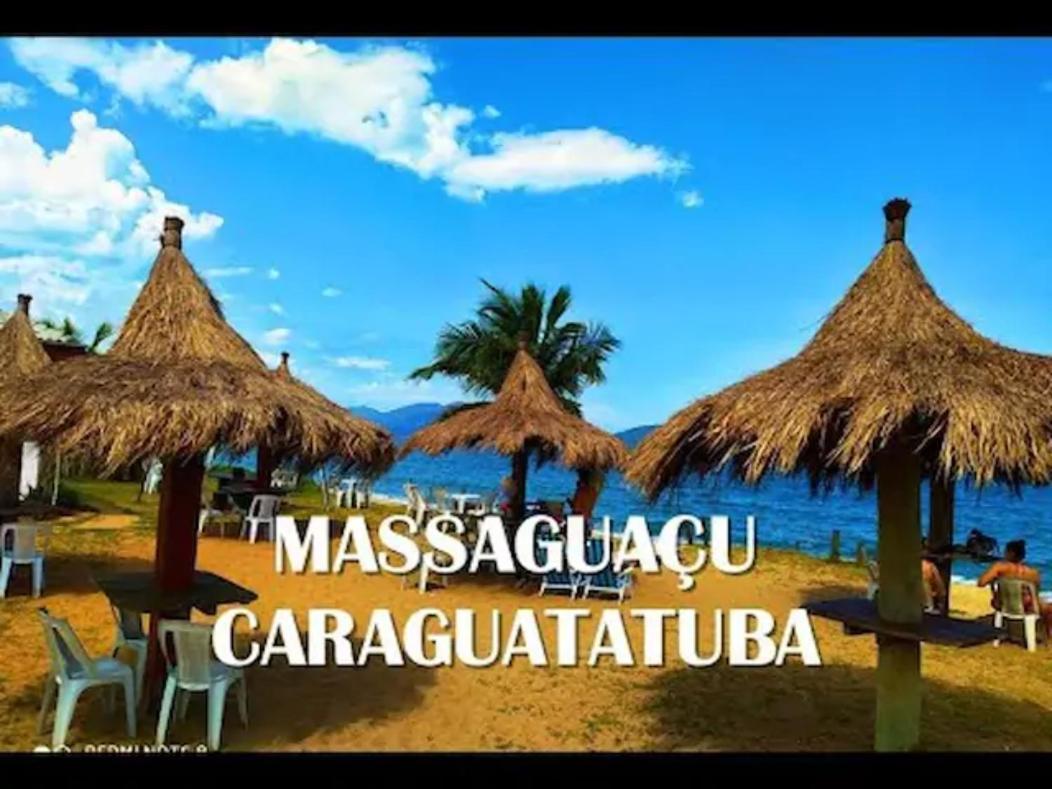 Chales Todo Azul Do Mar-Condominio! Caraguatatuba Dış mekan fotoğraf