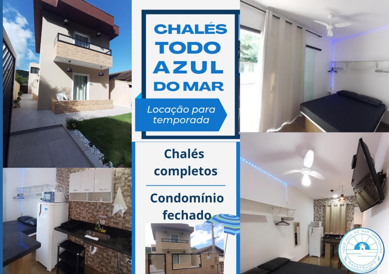 Chales Todo Azul Do Mar-Condominio! Caraguatatuba Dış mekan fotoğraf